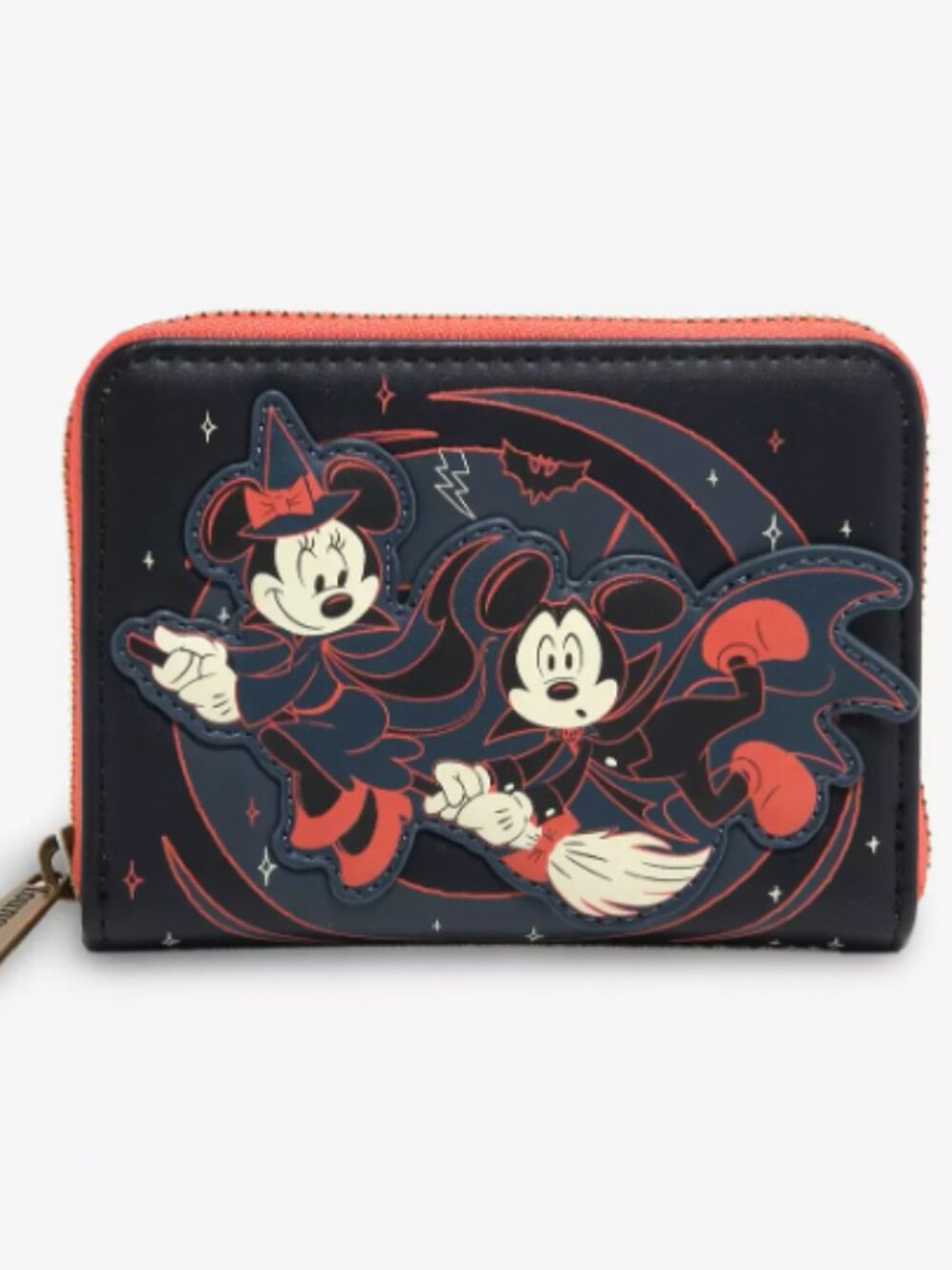 Loungefly Disney Mickey & Minnie Halloween Glow-in-the-Dark Wallet $45